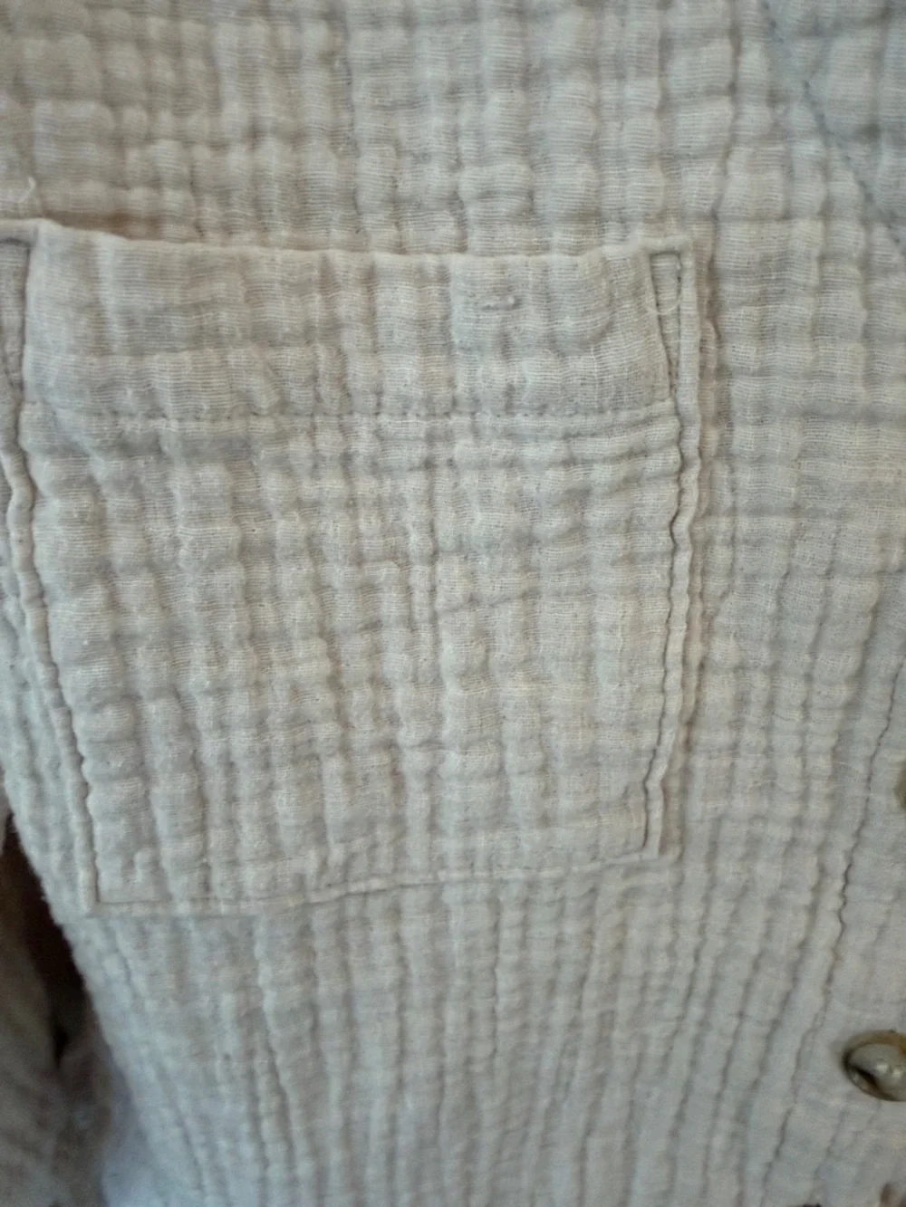 Madewell Lightspun Cardigan Top in Oatmeal Melange Size Small - Picture 3 of 15